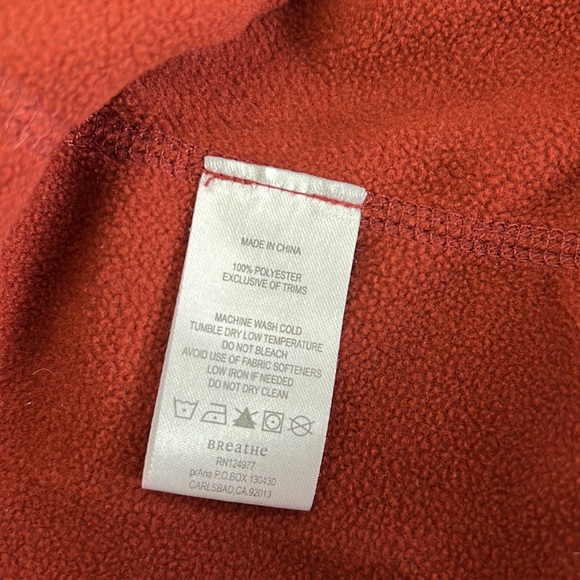 prAna Breathe Men’s Pullover 1/4 Zip Sweater Medium - Picture 6 of 9